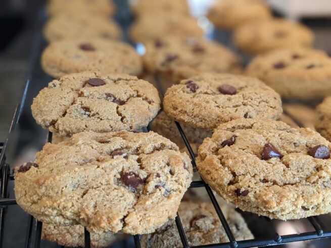 almond flour chocolate chip cookies