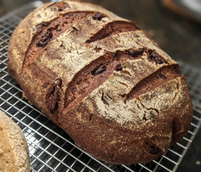 dark chocolate espresso boule